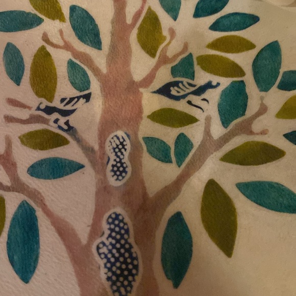 Tree Of Life Frame Drum. Cones with one xBallStick. Measures 9 1/2” - Picture 2 of 2